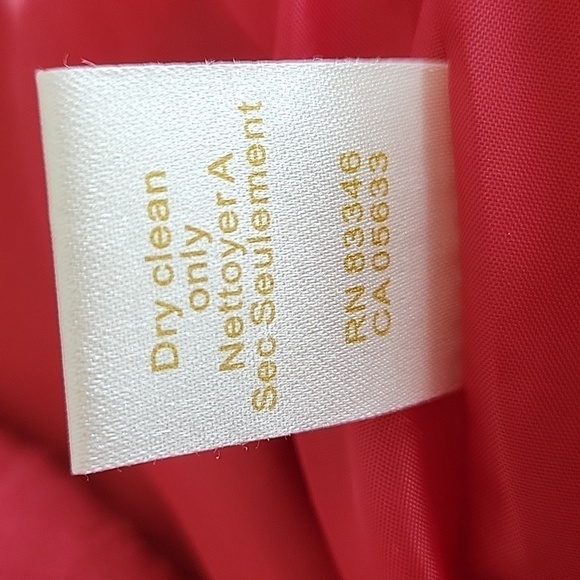 CARSON medium pink wool vest with black buttons - Picture 5 of 5